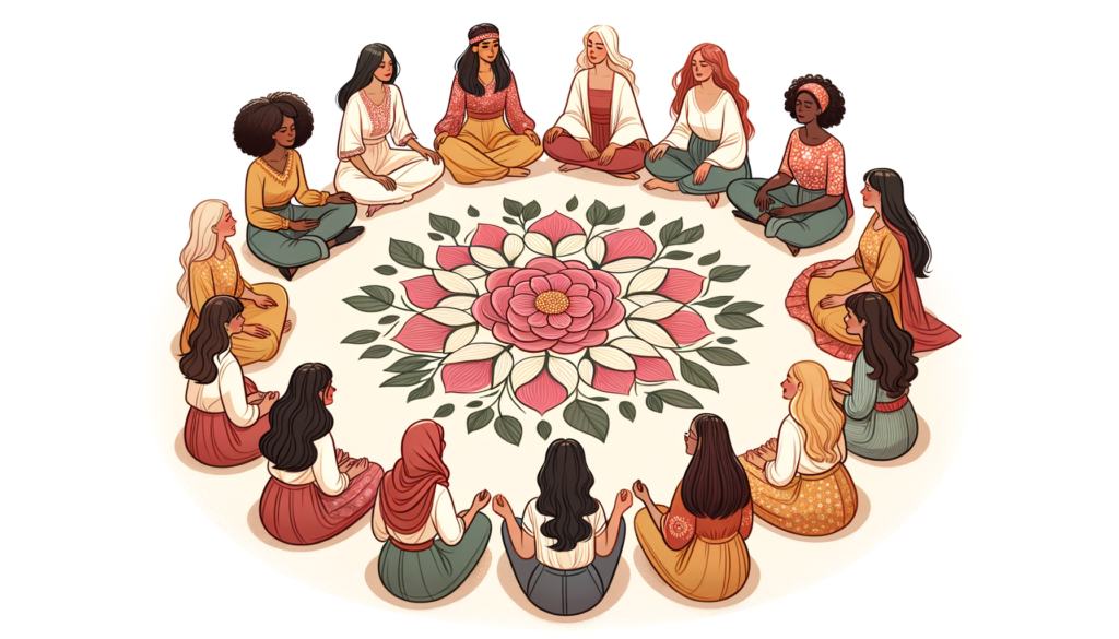 ženský kruh zkušenosti