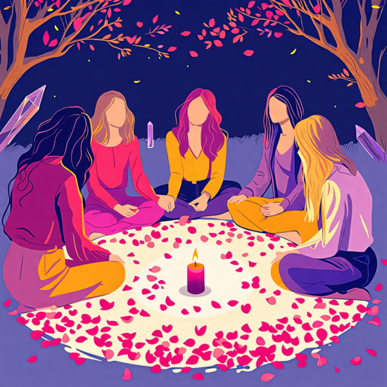 ženský kruh zkušenosti